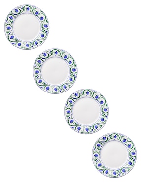 Set platos trinche Aerin de cerámica 4 piezas