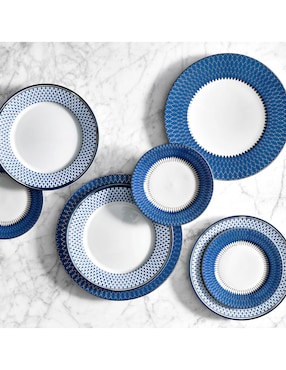 Set platos trinche Regal Dinner de porcelana 4 piezas