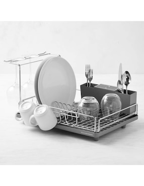 Escurridor de trastes Hold Everything de acero inoxidable