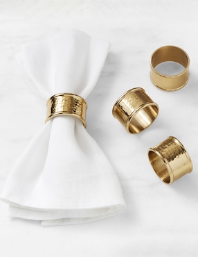 Set aro servilleta Antique Brass