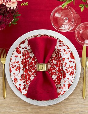 Set aro servilleta Antique Brass