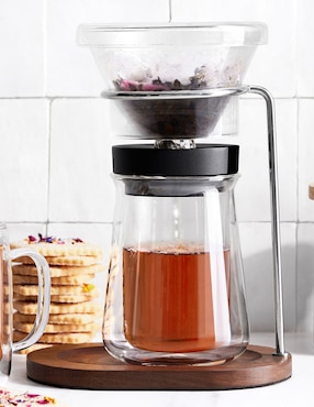 Set té de vidrio Steep & Serve