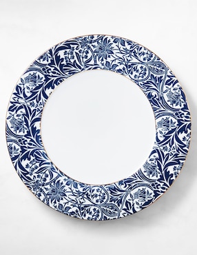 Plato base Morris & Co de porcelana