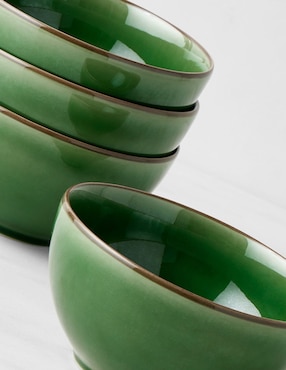 Set bowl Cereal Bowls 4 piezas de acrílico