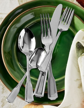 Set platos ensalada Provencal de gres 4 piezas