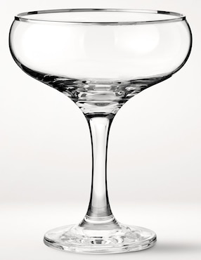 Copa para cóctel Silver Rim de vidrio