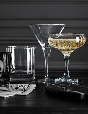 Copa para cóctel Silver Rim de vidrio