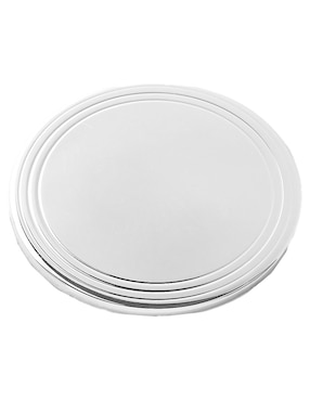 Set de portavasos Heirloomde acero inoxidable 4 piezas