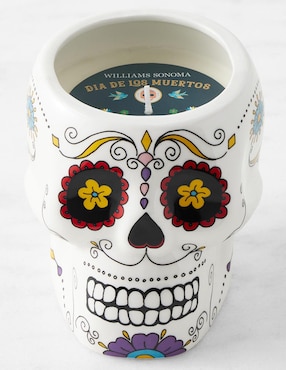 Vela de día de muertos aromática aroma junípero, limón, cedro y guayacol
