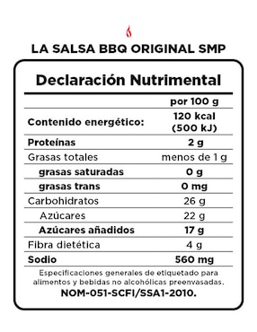 Salsa sabor bbq SMP