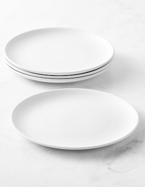 Set platos trinche Wsok Matte de cerámica 4 piezas