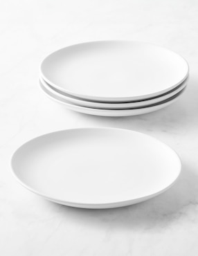 Set platos ensalada Matte de cerámica 4 piezas