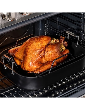 Pavera con rack All-Clad's NS Pro de aluminio