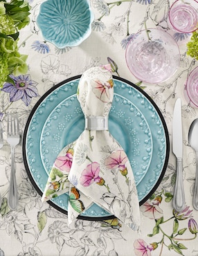 Set servilleta Butterfly de lino 4 piezas