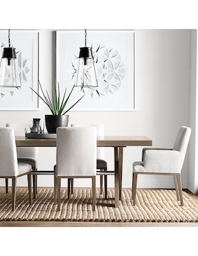 Silla sin brazos Austin de madera