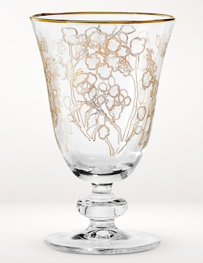 Copa para agua Cherry Blossom de vidrio