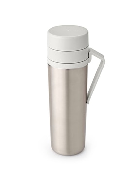 Termo Brabantia de acero inoxidable Make & Take con tapa a presión 500 ml