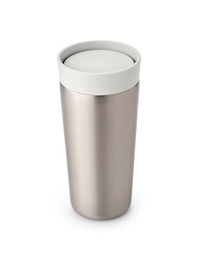 Termo Brabantia de acero inoxidable Make & Take con tapa a presión 354 ml