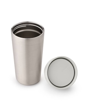 Termo Brabantia de acero inoxidable Make & Take con tapa a presión 354 ml