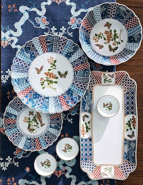 Plato trinche Akino de porcelana