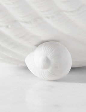 Ensaladera Seashell de porcelana