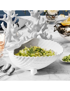 Ensaladera Seashell de porcelana