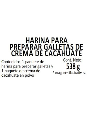 Masa preparada sabor mantequilla de cacahuate