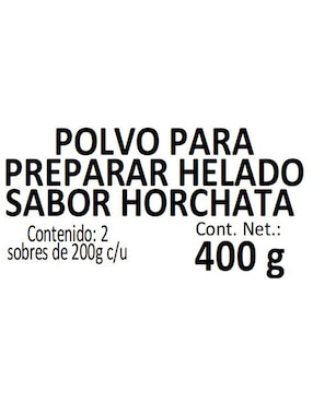 Mix helado de horchata Starter