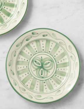 Set platos ensalada Provencal Garden de cerámica 4 piezas