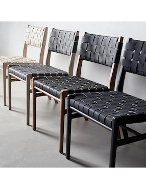 Silla sin brazos Stratton de madera