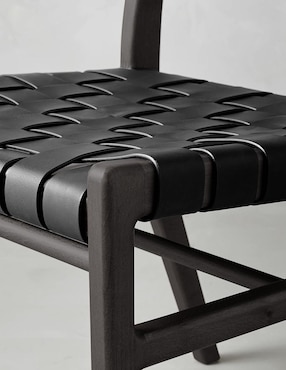 Silla sin brazos Stratton de madera