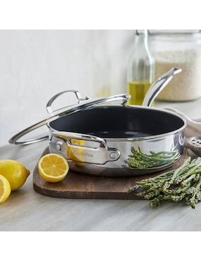 Sartén con tapa GreenPan Premiere Max de aluminio