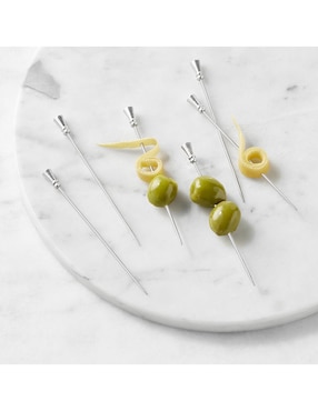 Set agitadores de bebidas Heirloom Silver de acero inoxidable