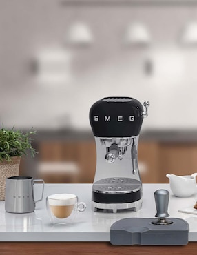 Cafetera espresso Smeg 50´s Style ECF02BLUS