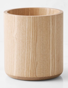Porta cubiertos Hold Everything de madera de fresno