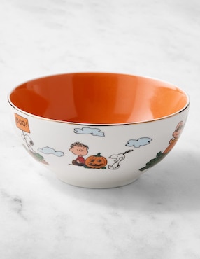 Set bowl Peanuts™ x Williams Sonoma The Great Pumpkin 4 piezas de porcelana