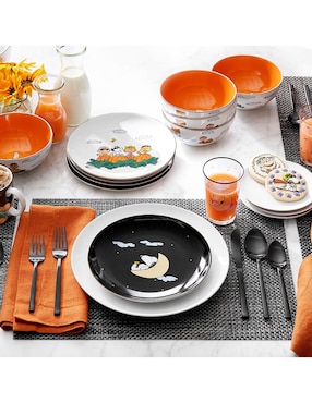 Set bowl Peanuts™ x Williams Sonoma The Great Pumpkin 4 piezas de porcelana