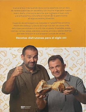 Libro Pan comido. Más recetas sin vergüenza de David de Jorge y Martín Berasategui