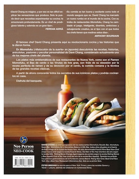 Libro Momofuku de David Chang/Mehaan
