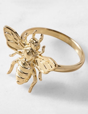 Set aro servilleta Gold Bee