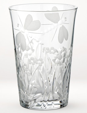 Vaso para jugo Floral