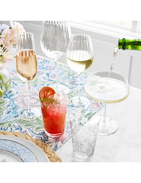 Vaso para jugo Floral