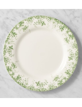 Set platos trinche English Floral de cerámica 4 piezas
