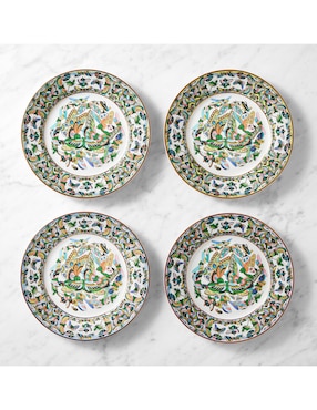 Imagen de producto Set platos ensalada Papillon de porcelana 4 piezas