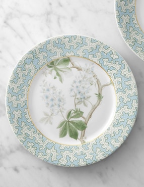Set platos ensalada Sanderson de porcelana 4 piezas