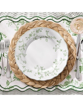 Set platos trinche Aerin Meadow de cerámica 4 piezas