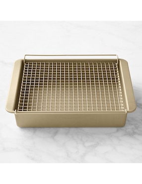 Charola rosticera Goldtouch de acero