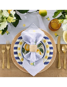 Set servilleta Limone de algodón 4 piezas