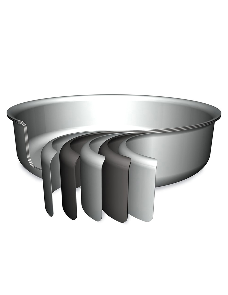 Set de sartenes All-Clad D5 de acero inoxidable 2 piezas 10