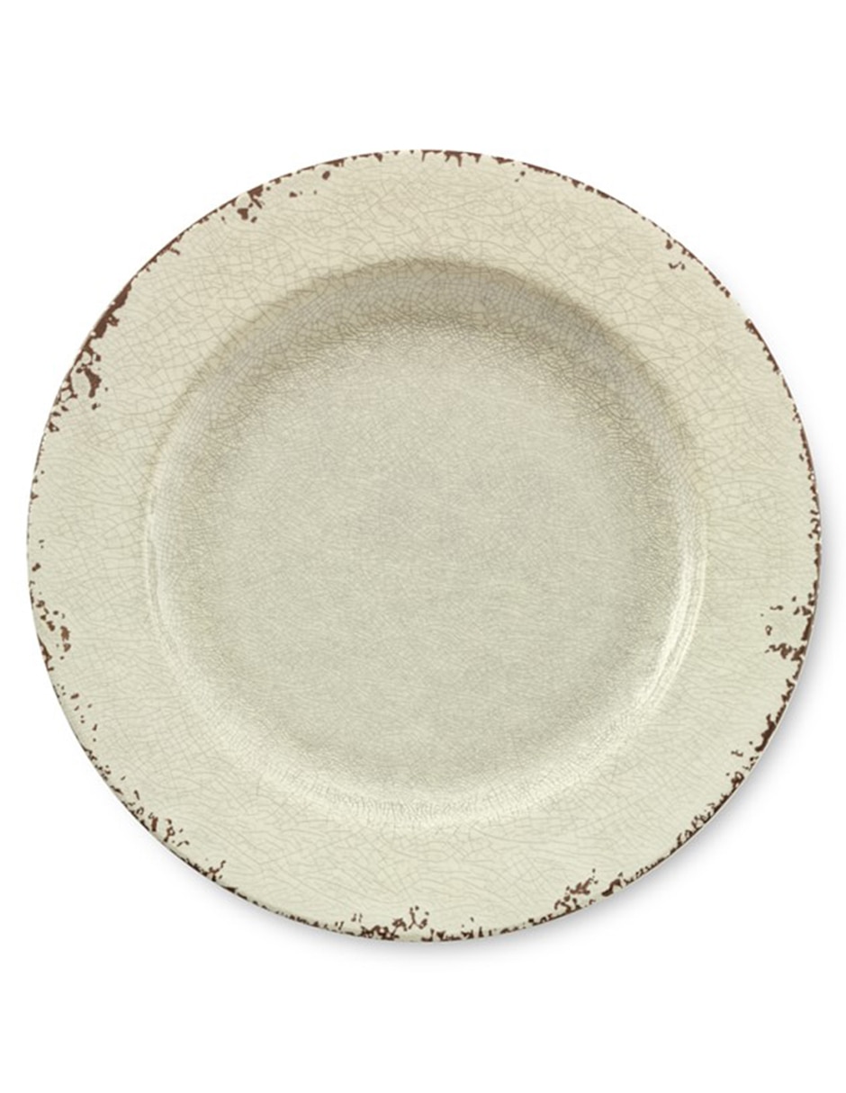 Plato trinche Rustic Italian de melamina Plato trinche Rustic Italian de melamina